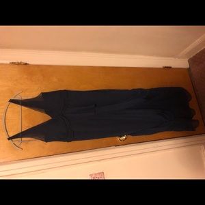 Navy evening gown